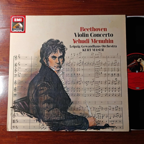 Beethoven, Yehudi Menuhin, Leipzig Gewandhaus Orchestra, Kurt Masur – Violin Concerto