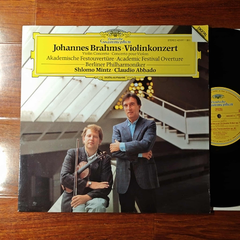 Johannes Brahms, Shlomo Mintz ∙ Claudio Abbado ∙ Berliner Philharmoniker – Violin Concerto / Academic Festival Overture