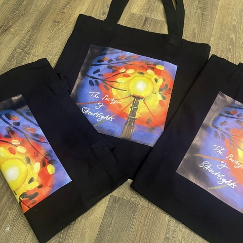 The Poetry of Streetlights Tote Bag