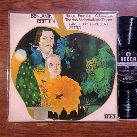 Benjamin Britten / Pears, Fischer-Dieskau, Britten – Songs & Proverbs Of William Blake - The Holy Sonnets Of John Donne