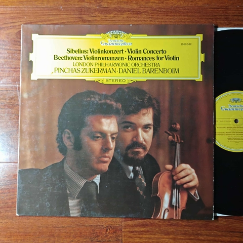 Sibelius, Beethoven, London Philharmonic Orchestra, Pinchas Zukerman, Daniel Barenboim – Sibelius: Violin Concerto / Beethoven: Romances for Violin