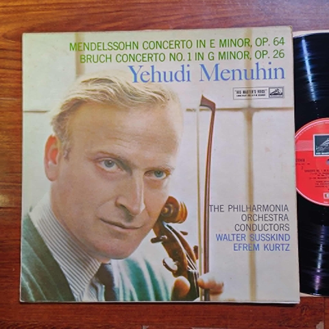 Yehudi Menuhin, The Philharmonia Orchestra, Walter Susskind, Efrem Kurtz – Concerto In E Minor, Op. 64 / Concerto No.1 In G Minor, Op. 26