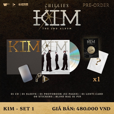 KIM - Set 1: Blind Bag 01 Pin + CD Album