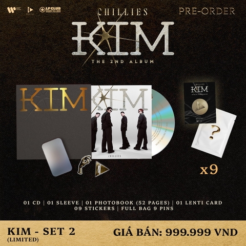 KIM - Set 2 (Limited): Full Bag 09 Pin + CD Album