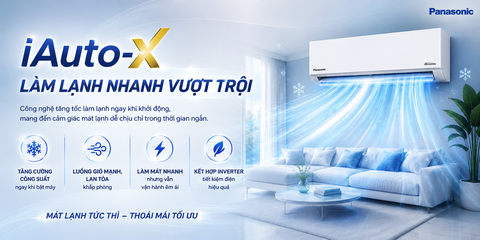 Công nghệ làm lạnh nhanh iAUTO-X trên điều hòa Panasonic là gì ?