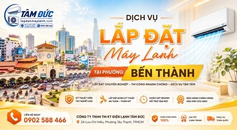 Lắp đặt máy lạnh phường Bến Thành