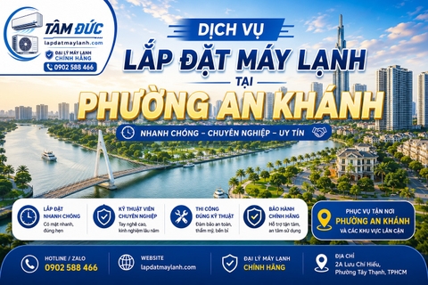 Lắp đặt máy lạnh phường An Khánh uy tín