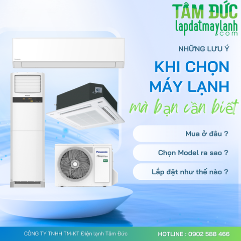 Những lưu ý quan trọng cần phải biết khi lắp đặt máy lạnh