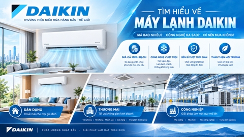 Tìm hiểu về máy lạnh Daikin. Giá bao nhiêu? Công nghệ ra sao? Có nên mua không?