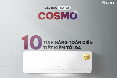 Máy lạnh Inverter Gree COSMO09CI (1.0HP)