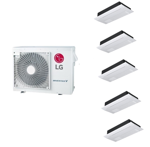 Máy lạnh MULTI LG Âm trần 1 hướng thổi 5.0 HP - Combo 4