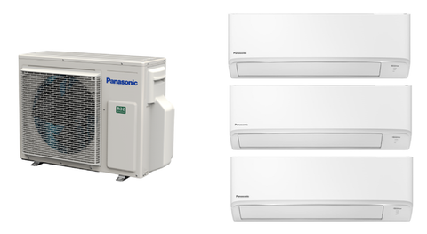 Máy lạnh MULTI Inverter treo tường cao cấp Panasonic 3.0 HP - Combo 3