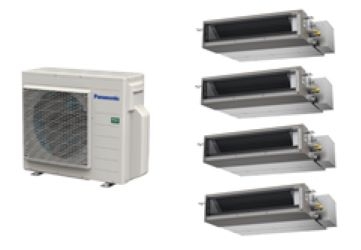 Máy lạnh MULTI Dàn lạnh Nối ống gió Panasonic 4.0 HP - Combo 1