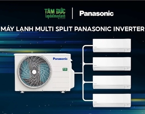 Máy lạnh MULTI Inverter Panasonic loại treo tường tiêu chuẩn 4.0 HP - Combo 3