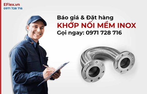 Báo Giá Khớp Nối Mềm Inox Nối Bích Mới Nhất