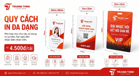 Đa Dạng Quy Cách In Thẻ Nhựa – Đáp Ứng Mọi Nhu Cầu Sử Dụng