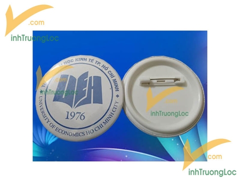 Huy hiệu cài áo có logo theo yêu cầu đường kính 5.8cm