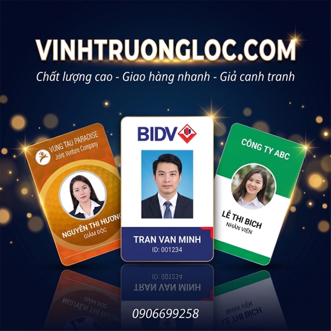 In Thẻ Nhân Viên Nhựa PVC Chất Lượng Cao TTL
