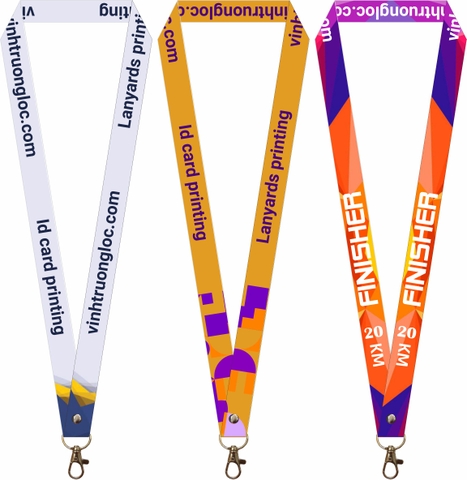 Lanyard 20mm nhiều màu bằng statin