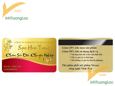 Thẻ membership Chăm sóc da tại Spa Hoài Trang