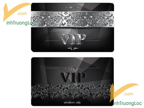 Thẻ VIP dành cho hội viên thân thiết hoa văn sang trọng