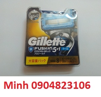 Lưỡi dao cạo râu 5 lưỡi hộp 8  Gillette Fusion Proglide