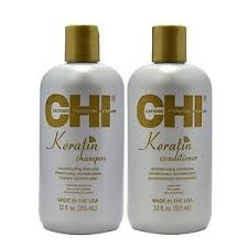 Bộ dầu gội xả CHI Keratin Reconstructing  355ml