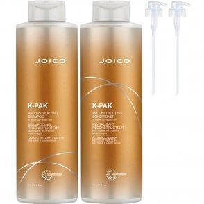 DẦU GỘI XẢ JOICO K-PAK RECONSTRUCTING PHỤC HỒI TÓC HƯ TỔN 1000ML
