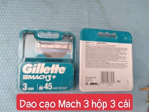 Dao cạo râu Gillette Mach 3  ( 3 dao/hộp )