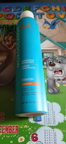 Gôm Xịt Giữ Nếp MOROCCANOIL  Luminous Finish Strong 330ml