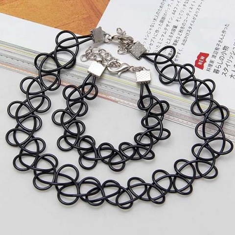 Hướng dẫn cách làm vòng cổ tattoo choker cá tính