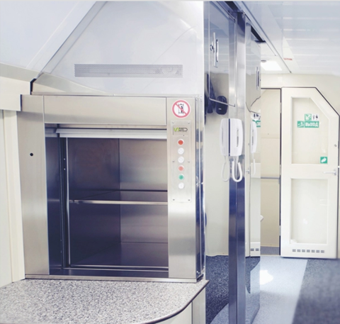 Thang máy tải thực phẩm F2