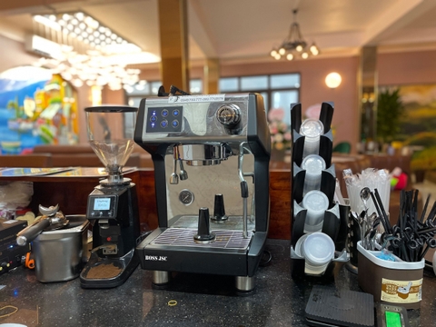 FULL BỘ MÁY PHA CAFE G32BK + MÁY XAY BOSS A22 (TỰ ĐỊNH LƯỢNG AUTO)