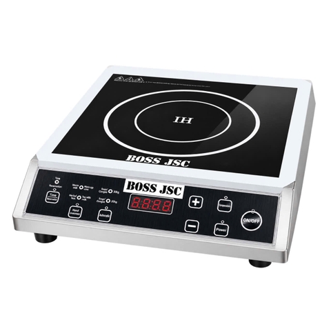 Bếp Từ Công Suất Cao Boss JSC 3500W - Bếp Điện Từ Công Nghiệp Mặt Kính Chịu Lực, Nấu Ăn Nhanh, Dùng Cho Nhà Hàng Khách Sạn