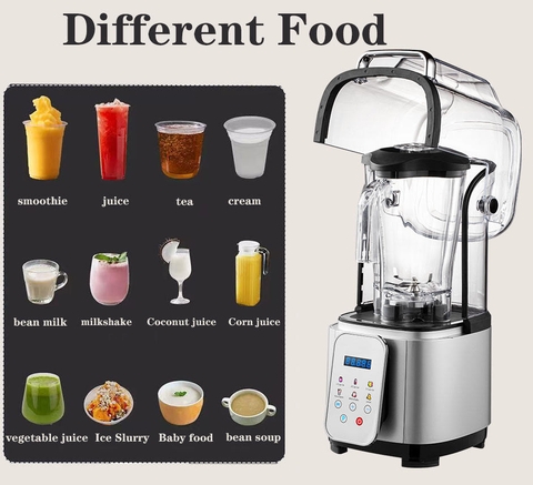 Máy xay sinh tố công nghiệp Chống Ồn Cảm ứng Boss 8003FB 3000w cực đại