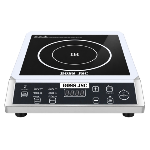 Bếp Từ Công Suất Cao Boss JSC 3500W - Bếp Điện Từ Công Nghiệp Mặt Kính Chịu Lực, Nấu Ăn Nhanh, Dùng Cho Nhà Hàng Khách Sạn
