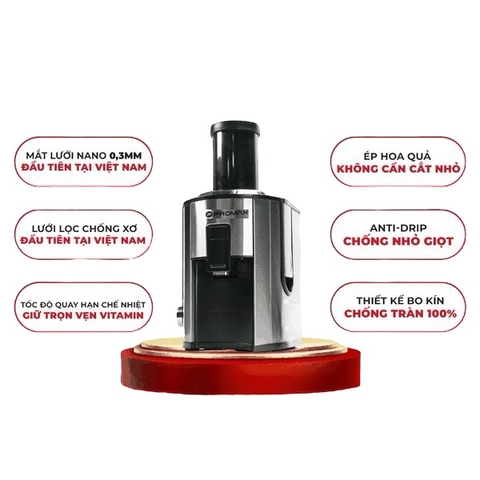 MÁY ÉP TRÁI CÂY CHỐNG XƠ PROMAX PA J800 CỰC RẺ