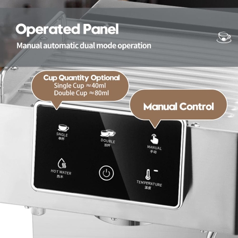 Máy pha cà phê chuyên nghiệp Boss CM 3202 màn Khiên LCD 7 inch (dành cho chủ quán các quán cà phê quán vừa và nhỏ quán xe đẩy )