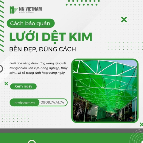 Lưới che nắng Đài Loan - Sản phẩm đắt khách trên thị trường