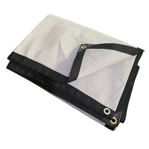 Lưới che sân vườn - Lưới che nắng 90% - 325GSM Màu Xám