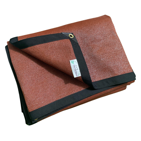 Lưới che sân vườn - Lưới che nắng 90% - 340GSM Màu Nâu