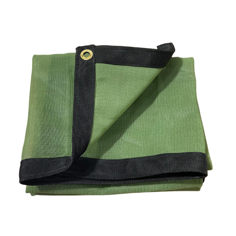 Lưới chắn côn trùng mày xanh rêu, may viền khuy chắc chắn