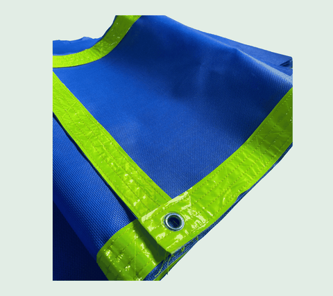 Lưới PVC 1500D Che Chắn Lối Đi - Màu xanh dương 0.45M X 3M