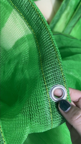 Lưới che nắng 140gsm - May theo yêu cầu (màu xanh lá)