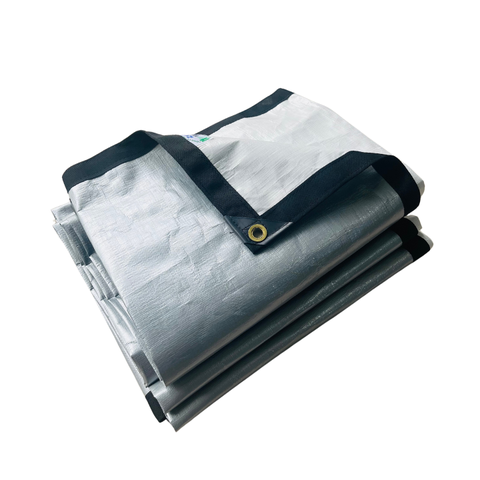 Bạt Nhựa PE Trắng Xám 200g/m² Cao Cấp – Chống Nước, Bền Đẹp, Giá Tốt