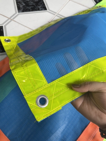 Lưới PVC 420D may dây dạ quang - Kích thước 0.6M X 3M