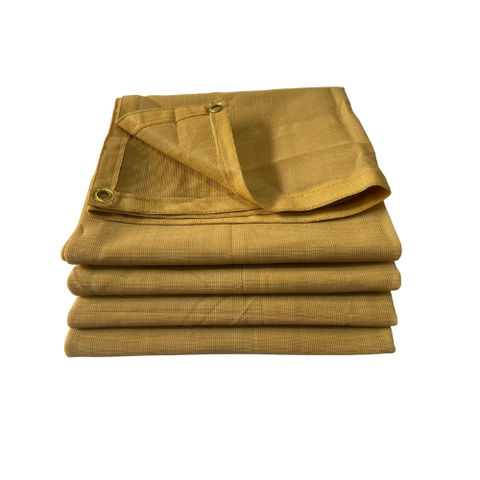 Lưới Che Nắng 80% - HDPE 230gsm - Màu vàng cát