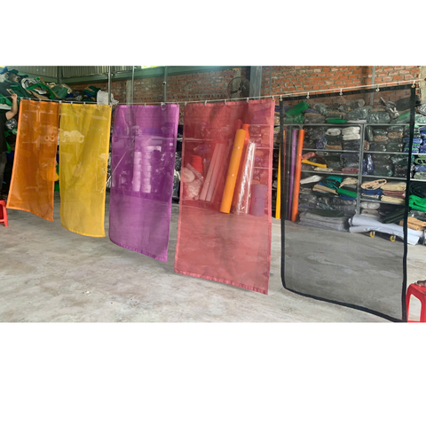 Rèm Lưới PVC420D Chắn Bụi, Côn Trùng, Che Nắng