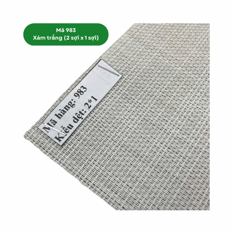 Vải lưới Textilen Khổ lưới 1.5m (kiểu dệt 2x1 sợi) - dùng cho ghế ngồi ngoài trời, ghế hồ bơi