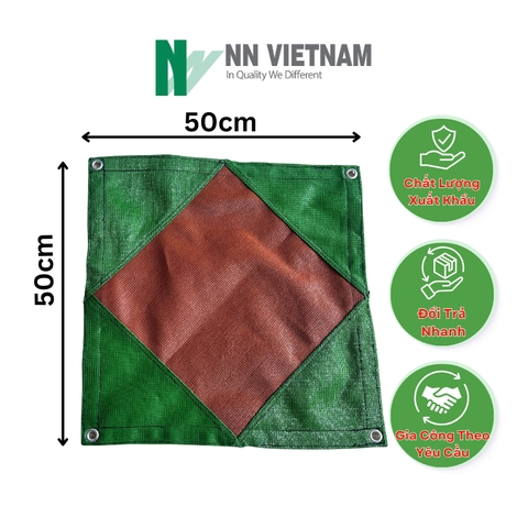 Lưới Che Nắng Trang Trí Phối Màu 50cm x 50cm